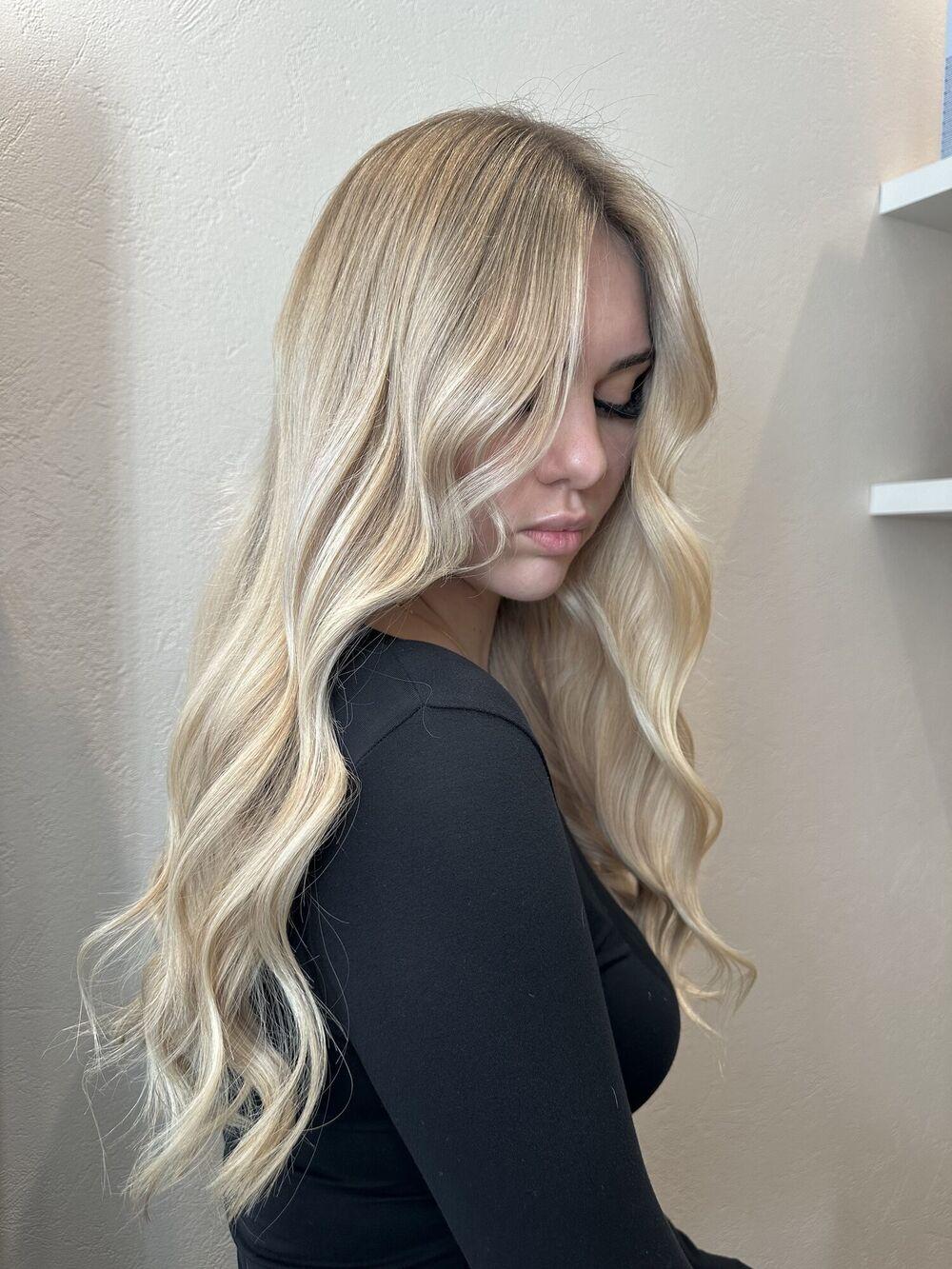 Prestation coloration professionnelle au salon Maison Voineau